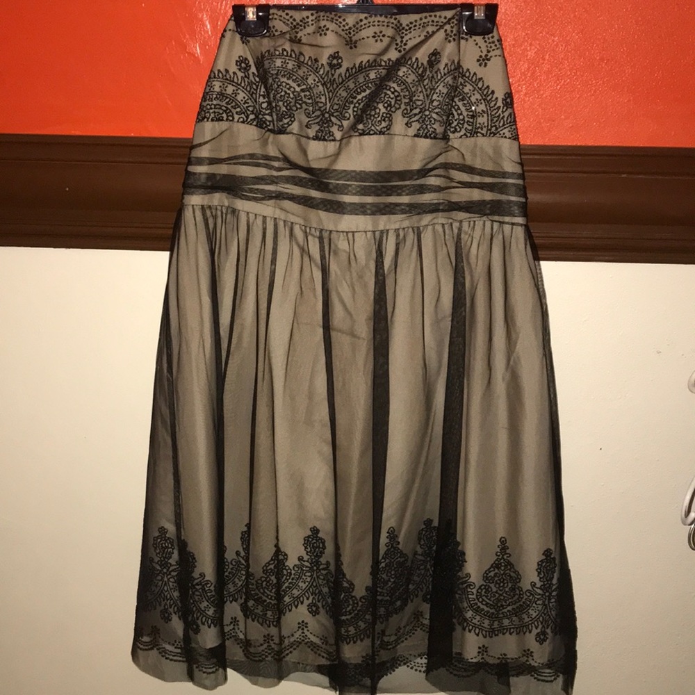 Black and nude dress
